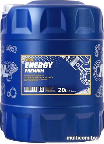 Моторное масло Mannol Energy Premium 5W-30 20л