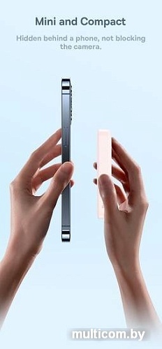 Внешний аккумулятор Baseus Magnetic Mini Wireless Fast Charge Power Bank 10000mAh 20W (розовый)