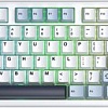 Клавиатура AULA F87 (белый/голубой/черный)