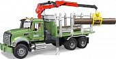 Bruder MACK Granite Timber truck with 3 trunks 02824