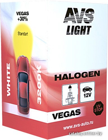 Галогенная лампа AVS Vegas HB1/9004 12V 65/45W 1шт [A78147S]
