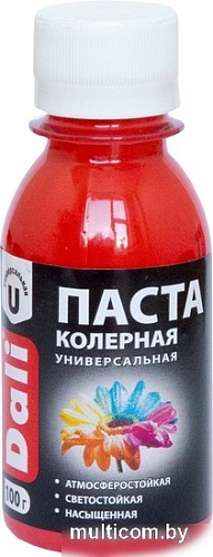 Колеровочная краска Dali универсальная 0.1 кг (красный)