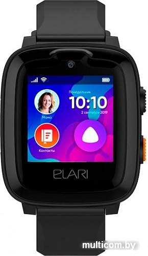 Умные часы Elari KidPhone 4G (черный)