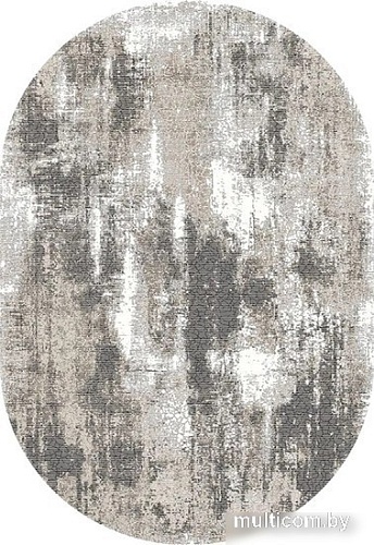 Ковер для жилой комнаты БелКа Премиум Овал 20115 25222 0.8x1.5 м