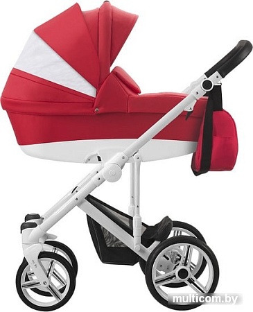 Универсальная коляска BEBETTO Magnum 2018 (2 в 1, 383, белая рама)