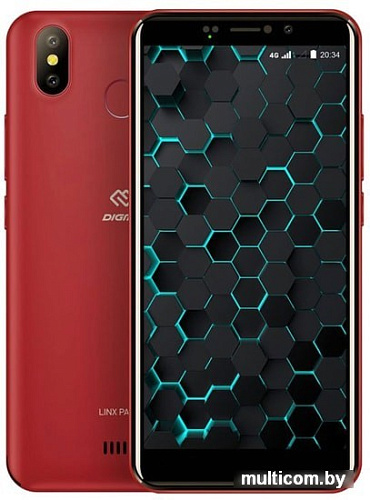 Смартфон Digma Linx Pay 4G (красный)