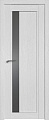 Межкомнатная дверь ProfilDoors 2.71XN 60x200 (монблан/стекло графит)