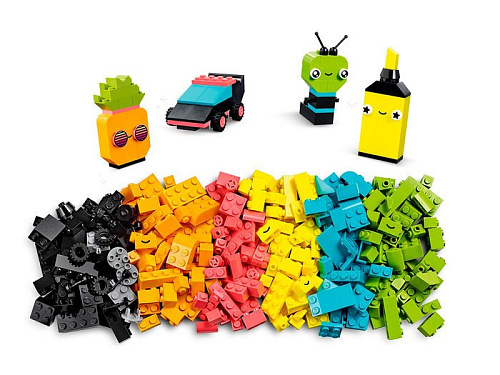 Набор деталей LEGO Classic 11027 Творческое неоновое веселье