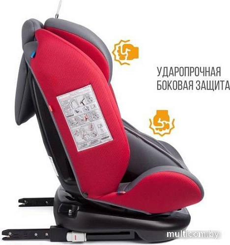 Детское автокресло Zlatek Cruiser Isofix KRES3602 (серый/красный)