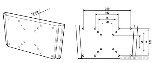 Кронштейн Trone LPS 21-10