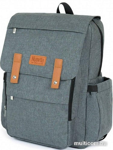 Рюкзак для мамы Nuovita CapCap Hipster (серый)