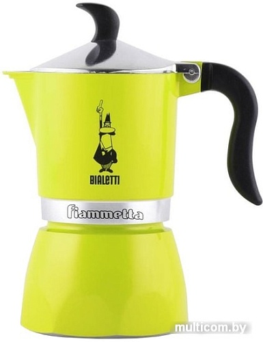 Гейзерная кофеварка Bialetti Fiammetta (3 порции, лайм)