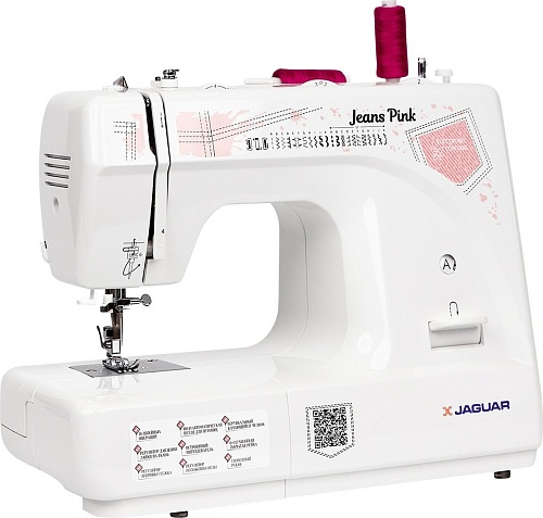 Электромеханическая швейная машина Jaguar Jeans Pink