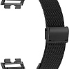Браслет Rumi Mesh металлический для Huawei Band 8 (черный)