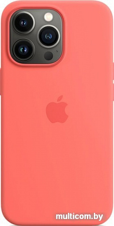 Чехол для телефона Apple MagSafe Silicone Case для iPhone 13 Pro (розовый помело)