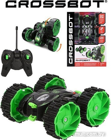 Автомодель Crossbot Акробат 870621 (черный/зеленый)