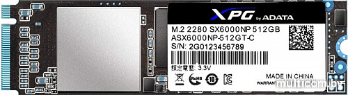 SSD A-Data XPG SX6000 512GB ASX6000NP-512GT-C
