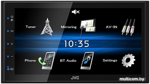 USB-магнитола JVC KW-M25BT