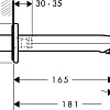 Излив Hansgrohe Metris 31494000