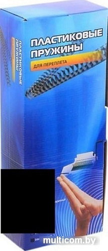 Пластиковая пружина для переплета Office-Kit 14 мм (черный)
