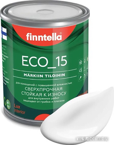 Краска Finntella Eco 15 White F-10-1-1 0.9 л (белый)
