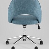 Офисное кресло Stool Group Кларк Clarkson Tweed Blue (рогожка, синий)