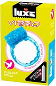 Виброкольцо LUXE Vibro Райская Птица + презерватив