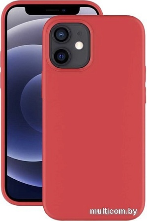Чехол Deppa Gel Color для Apple iPhone 12 mini (красный)