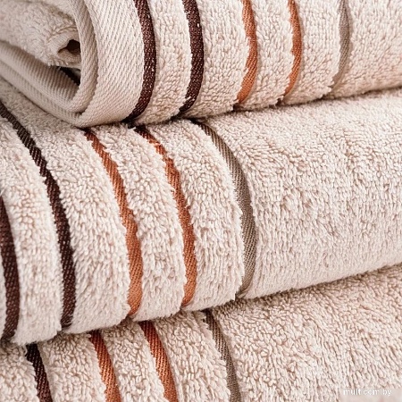 Набор полотенец ЦУМ 1947 Хавана Махра 40x70/50x90/70x140 600г (светло-бежевый)