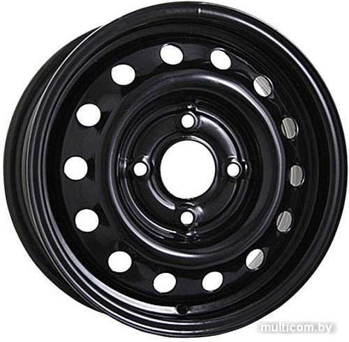 Штампованные диски Eurodisk 53A43C 14x5.5" 4x100мм DIA 60.1мм ET 43мм Black