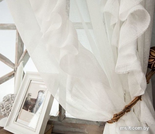 Комплект штор Pasionaria Иви 280x250 (белый)