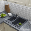 Кухонная мойка Mixline ML-GM21 552019 (антрацит)