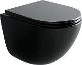 Ceramica Nova Vogue CN4008TMB (черный матовый, с креплением и сиденьем)