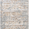 Ковер для жилой комнаты Radjab Carpet Бьянка Прямоугольник D057A 7568RK-B (2.4x3.4, Cream Shirink/Blue Fdy)