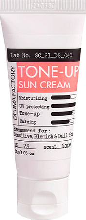 Крем солнцезащитный Derma Factory Тонизирующий Inorganic Tone-Up Sun Cream SPF50+ PA++++ (50 мл)