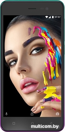 Смартфон Inoi 2 Lite 2021 8GB (фиолетовый/зеленый)