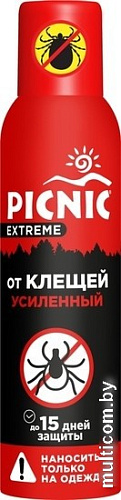 Аэрозоль от насекомых Picnic Extreme от клещей 150 мл