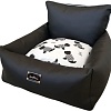 Лежак AntePrima Aurora AURPELDOGNER01 (черный/принт собачки)