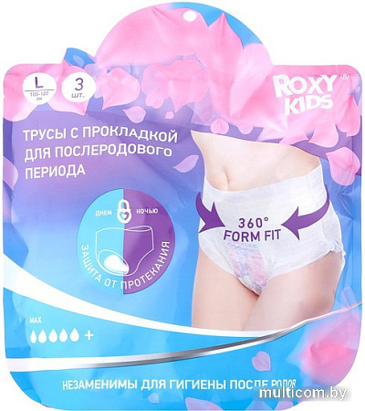 Трусы с прокладкой Roxy Kids RPN-003-L (3 шт)