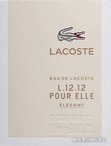 Lacoste L.12.12 Pour Elle Elegant EdT (90 мл)