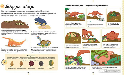 Энциклопедия издательства Clever. Энциклопедия в картинках. Большая энциклопедия динозавров