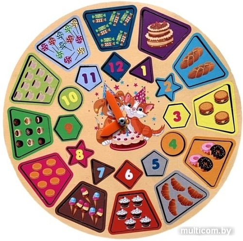 Развивающая игра Paremo Часики сладости PE720-154
