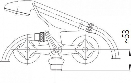 Смеситель Armatura Standard 304-120-00