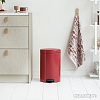 Brabantia Pedal Bin NewIcon 20 л (пламенный красный)