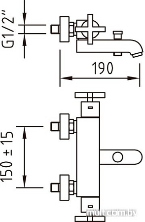 Смеситель Clever With2 Morea 98158