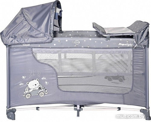 Манеж-кровать Lorelli Moonlight Rocker 2 (blue)