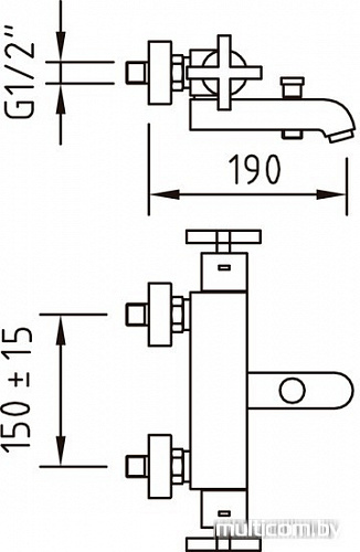 Смеситель Clever With2 Morea 98158