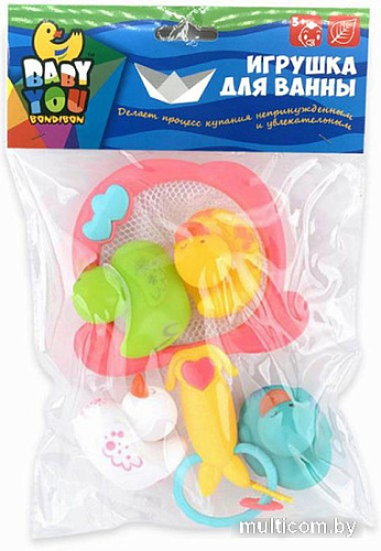 Игрушка для ванной Bondibon Baby You Сачок с утятами ВВ5860