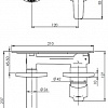 Смеситель Rubineta Torino-1F (BK) PM0010