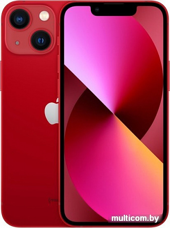 Смартфон Apple iPhone 13 mini 256GB (красный)
